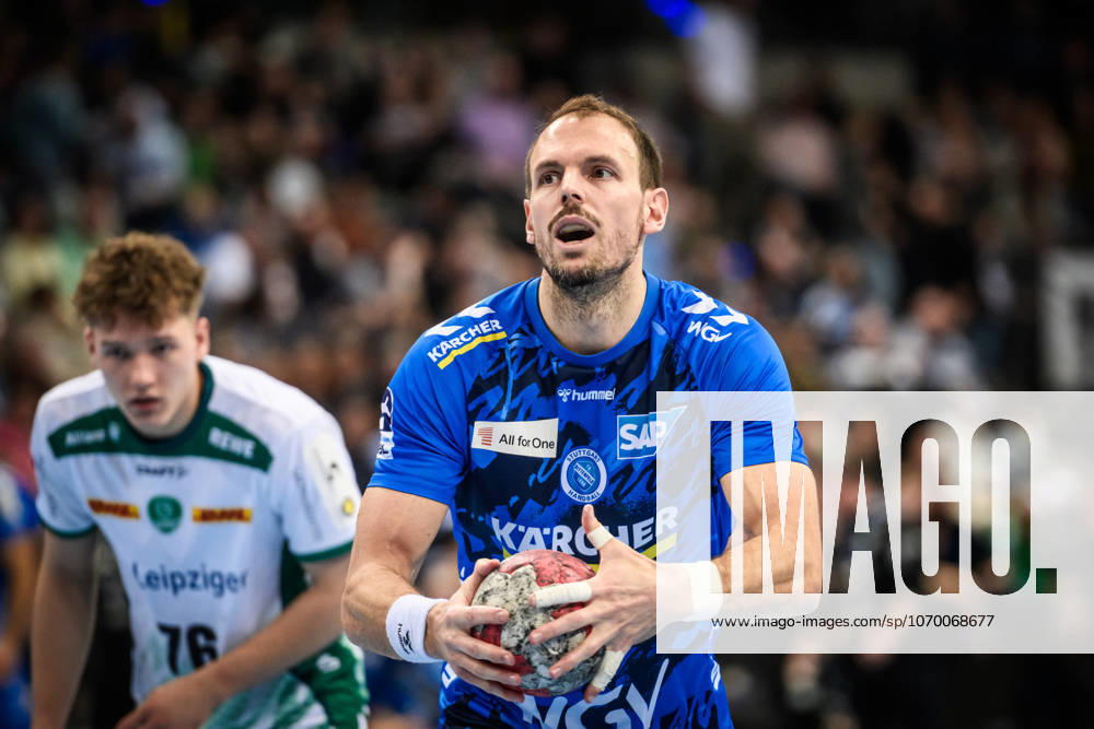 Kai Haefner TVB Stuttgart, 34 GER, TVB Stuttgart SC DHfK Leipzig, DAIKIN HBL, Handball, Bundesliga, 15 Matchday, Season 2025 2026, 07 12 2025 GER, TVB Stuttgart SC DHfK Leipzig, DAIKIN HBL, Handball, Bundesliga, 15 Matchday, Season 2025 2026, 07 12 2025 Stuttgart