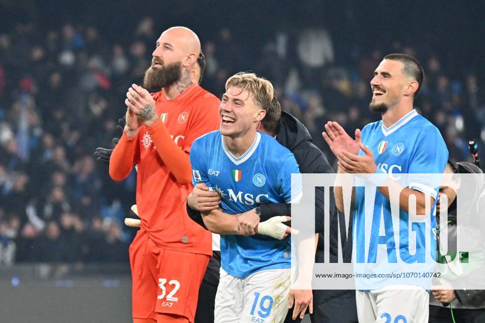 Foto IPP Felice De Martino Napoli 07 12 2025 Calcio Campionato serie A 2025-2026 Napoli - Juventus Nella foto: Rasmus Hojlund a fine gara Italy Photo Press World Copyright Napoli italy Italia ITALY