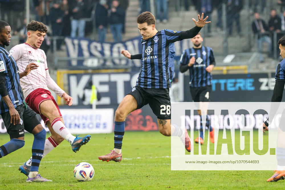 Diego Michel SV Waldhof Mannheim, 28 Soccer 3 League, Matchday 19, SV Waldhof Mannheim vs FC Ingolstadt 04 on 20 12 2025 at Mannheim Carl Benz Stadion , Germany Mannheim Carl Benz Stadion Germany