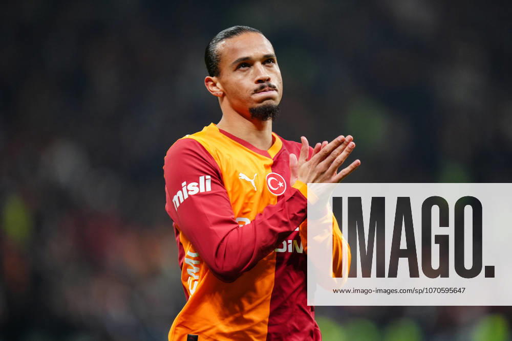 Galatasaray v Kasimpasa - Turkish Super Lig ISTANBUL, TURKIYE - DECEMBER 21: Leroy Sane of Galatasaray gestures during the Turkish Super Lig week 17 football match between Galatasaray and Kasimpasa at RAMS Park in Istanbul, Turkiye on December 21, 2025. Hakan Akgun Anadolu Istanbul Turkey. Editorial use only. Please get in touch for any other usage.