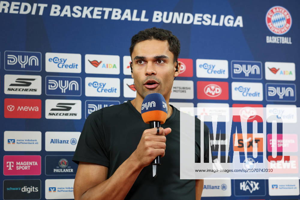 Oscar da Silva FC Bayern Basketball, 01 in pre-match interview, GER, FC Bayern Basketball vs Vet Concept Gladiators Trier, Basketball, easycredit Basketball Bundesliga, Matchday 11, Season 2025 2026, 28 12 2025, GER, FC Bayern Basketball vs Vet Concept Gladiators Trier, Basketball, easycredit Basketball Bundesliga, Matchday 11, Season 2025 2026, 28 12 2025 Munich