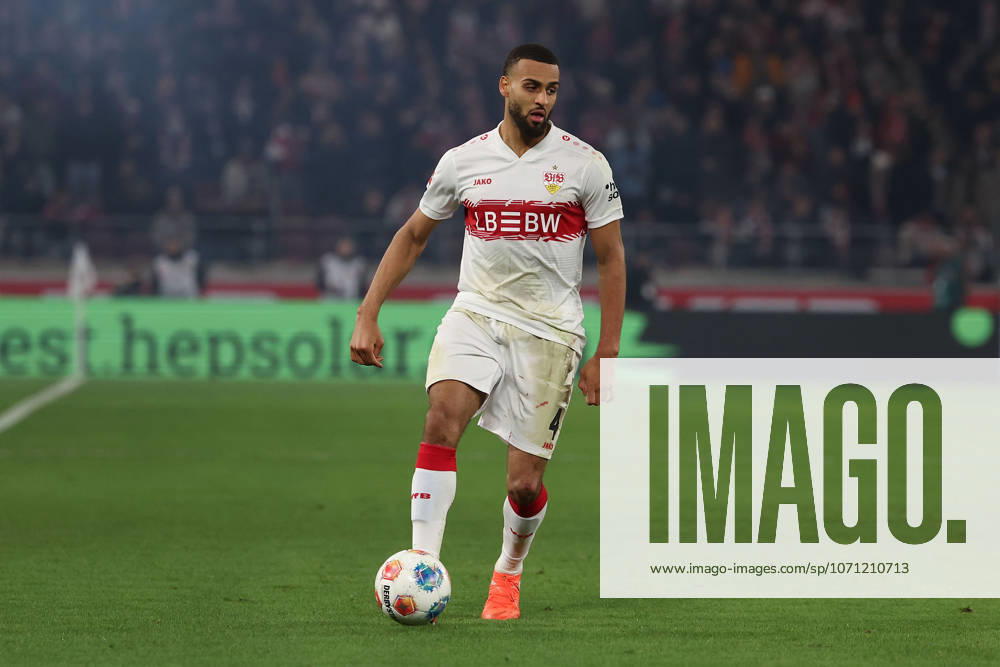 Josha Vagnoman VFB Stuttgart during the 1 Bundesliga Matchday 17 match between VFB Stuttgart and Eintracht Frankfurt at MHP Arena in Stuttgart, Germany on January 13, 2026
