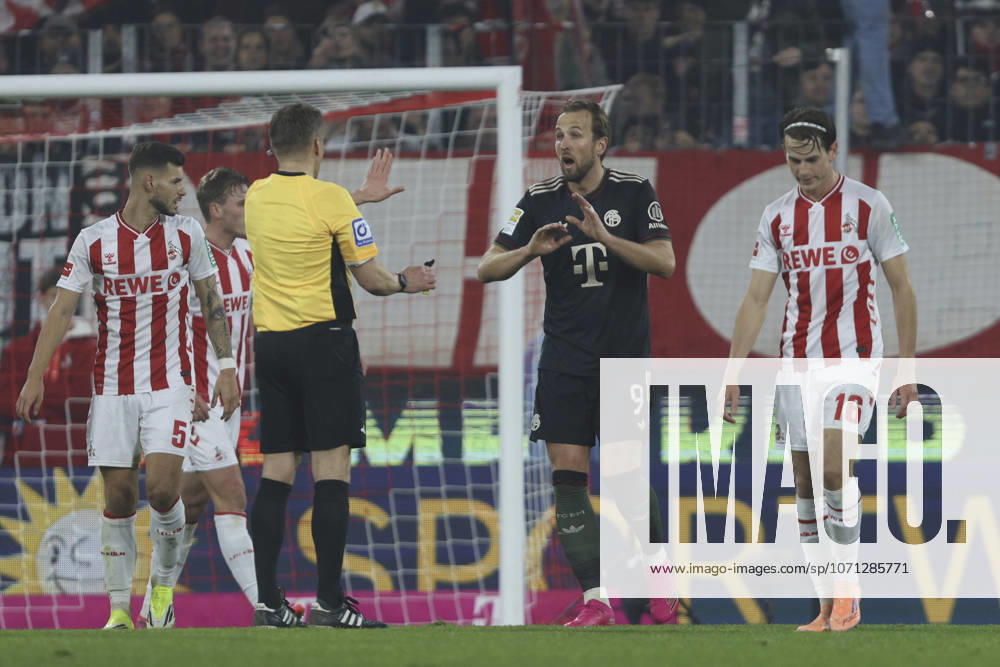 Harry Kane FC Bayern München gestures, gestures during the Bundesliga match between 1 FC Köln and FC Bayern München, RheinEnergieSTADION on January 14, 2026 in Köln, Germany Photo by Oliver Kaelke DeFodi Images Harry Kane FC Bayern München gestures during the Bundesliga match between 1 FC Köln and FC Bayern München at RheinEnergieSTADION on January 14, 2026 in Köln, Germany Photo by Oliver Kaelke DeFodi Images DFL regulations prohibit any use of photographs as image sequences and or quasi video Photo by Oliver Kaelke DeFodi Images