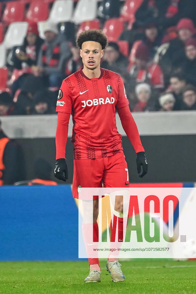 Derry Scherhant SC Freiburg, 07 GER, SC Freiburg Maccabi Tel Aviv, Football, Europa League, Matchday 7, Season 2025 2026, 22 01 2026 GER, SC Freiburg Maccabi Tel Aviv, Football, Europa League, Matchday 7, Season 2025 2026, 22 01 2026 Freiburg