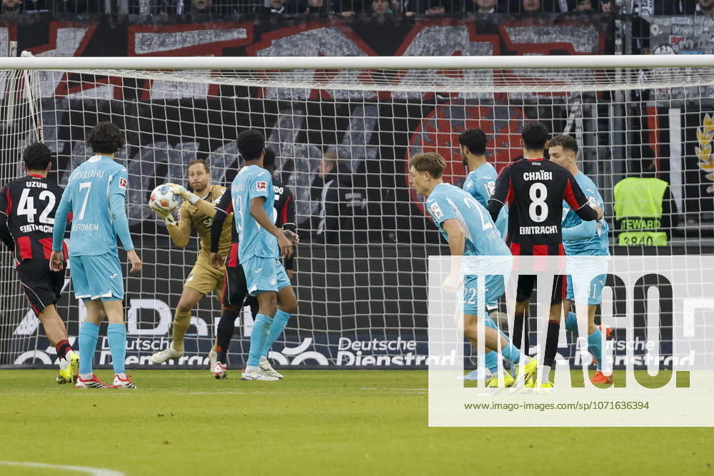 In the penalty area of TSG Hoffenheim , Germany, Soccer, 1 Bundesliga, Matchday 19, 2025 2026, Eintracht Frankfurt vs TSG 1899 Hoffenheim, 24 01 2026, Frankfurt am Main Deutsche Bank Park Germany
