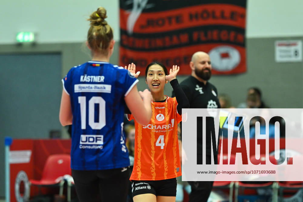 Yurika Bamba Allianz MTV Stuttgart, 4 Dresdner SC vs Allianz MTV Stuttgart , 1 Volleyball Bundesliga Women, Season 2025 2026, 24 01 2026 Dresdner SC vs Allianz MTV Stuttgart, 1 Volleyball Bundesliga Women, Season 2025 2026, 24 01 2026 Dresden