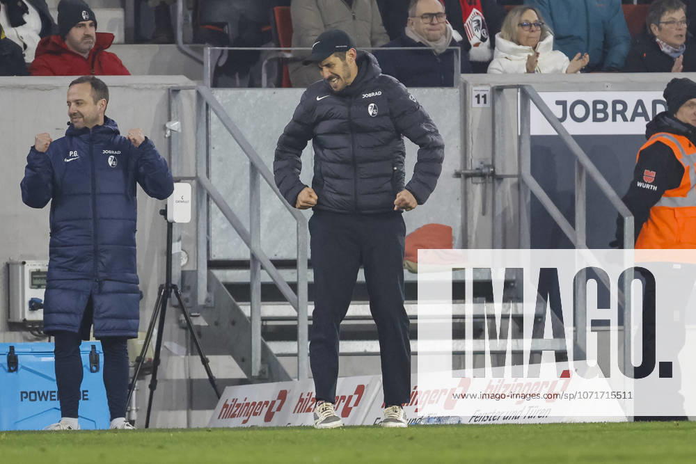 Julian Schuster SC Freiburg, Coach after the match , Germany, Football, 1 Bundesliga, Matchday 19, 2025 2026, SC Freiburg vs 1 FC Köln, 25 01 2026, Freiburg im Breisgau Europa Park Stadion Germany