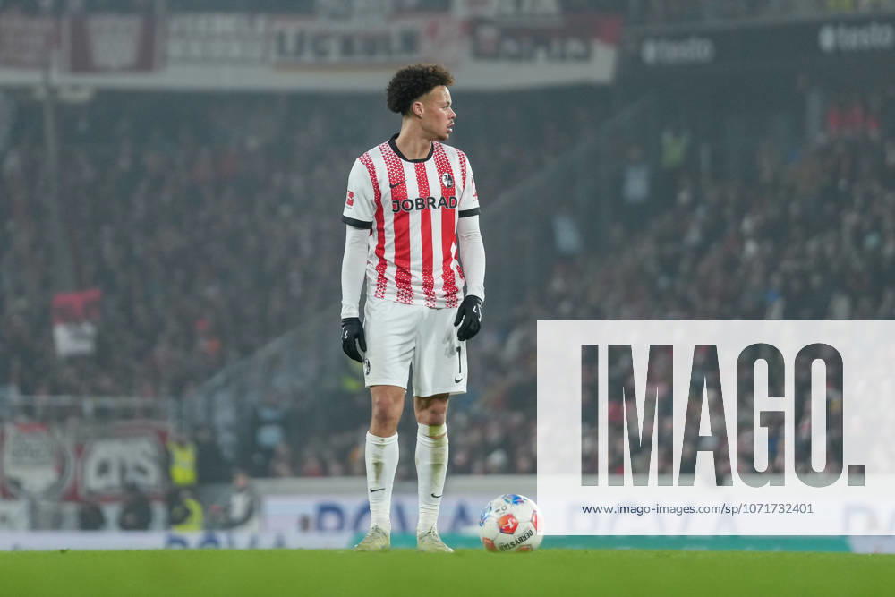 Derry Scherhant SC Freiburg, 07 am Ball , Germany, Soccer, 1 Bundesliga, 19 Matchday, 2025 2026, SC Freiburg vs 1 FC Köln, 25 01 2026, Europa Park Stadion, Freiburg, Germany DFL REGULATIONS PROHIBIT ANY USE OF PHOTOGRAPHS AS IMAGE SEQUENCES AND OR QUASI VIDEO Freiburg Europa Park Stadion Baden Württemberg Germany