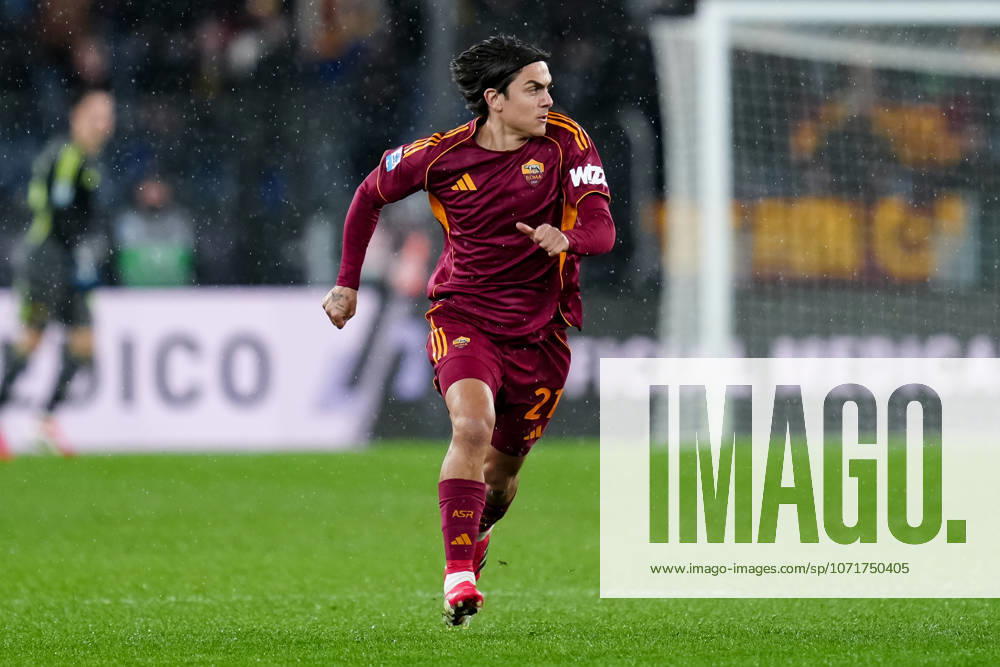 Paulo Dybala of AS Roma in action during the Serie A match between AS Roma and AC Milan at Stadio Olimpico Rome Italy on 25 January 2026. Rome Stadio Olimpico Rome Italy