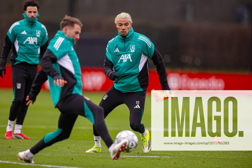 Football - UEFA Champions League - Liverpool FC v QarabaÄü FK - MD-1 LIVERPOOL, ENGLAND - Tuesday, January 27, 2026: Liverpool s Hugo Ekitike during a training session at the AXA Training Centre ahead of the UEFA Champions League match between Liverpool FC and QarabaÄü FK. (Photo by David Rawcliffe Propaganda) LIVERPOOL AXA Training Centre MERSEYSIDE ENGLAND