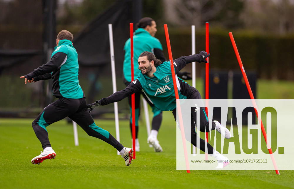 Football - UEFA Champions League - Liverpool FC v QarabaÄü FK - MD-1 LIVERPOOL, ENGLAND - Tuesday, January 27, 2026: Liverpool s Dominik Szoboszlai during a training session at the AXA Training Centre ahead of the UEFA Champions League match between Liverpool FC and QarabaÄü FK. (Photo by David Rawcliffe Propaganda) LIVERPOOL AXA Training Centre MERSEYSIDE ENGLAND