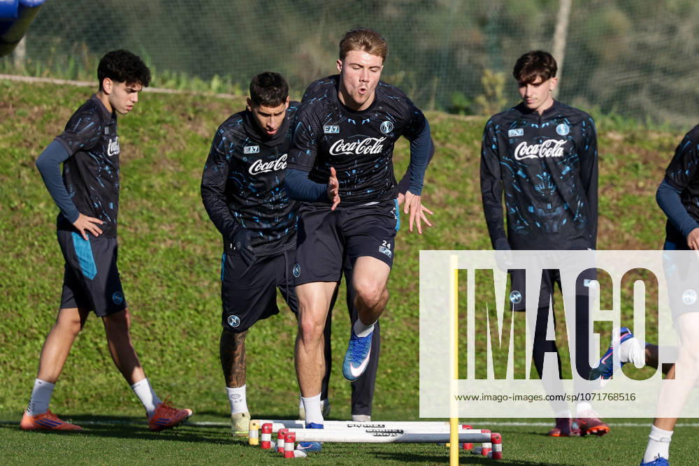Napolis Rasmus Hojlund During training at the SSC Napoli sports center, Champions League Napoli - Chelsea Castel Volturno (CE) on January 27, 2026