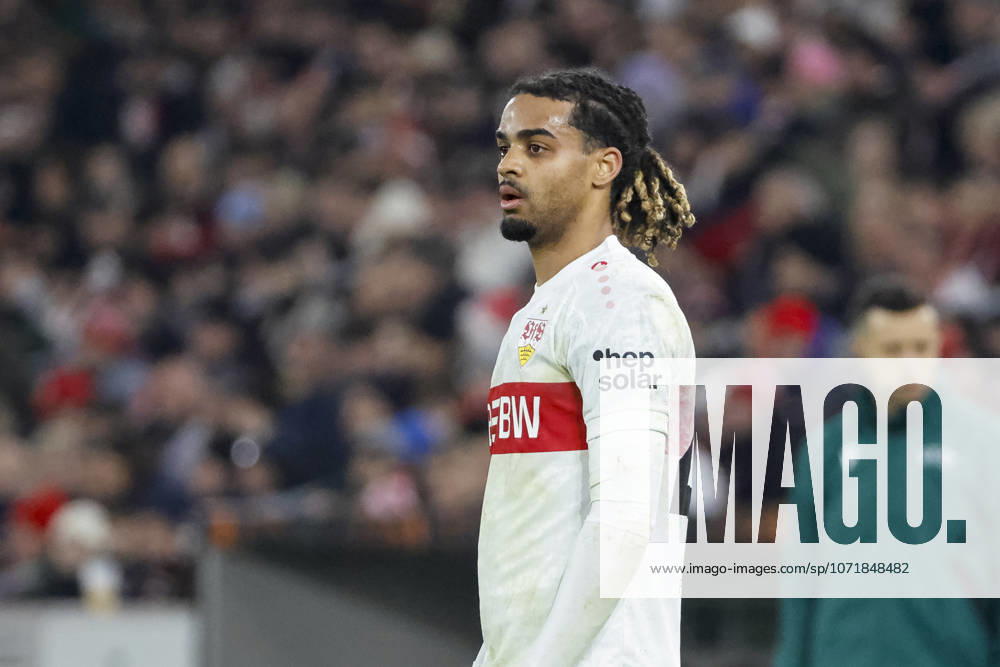 Lorenz Assignon VfB Stuttgart, 22 , Germany, Football, UEFA Europa League, Matchday 8, 2025 2026, VfB Stuttgart vs Young Boys Bern, 29 01 2026, Stuttgart MHP Arena Germany