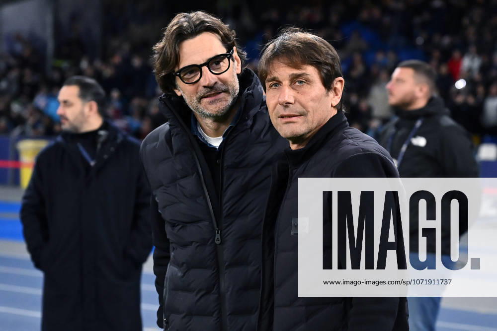 Dc Napoli 31 01 2026 - campionato di calcio serie A Napoli-Fiorentina foto Domenico Cippitelli Image nella foto: Antonio Conte-Paolo Vanoli