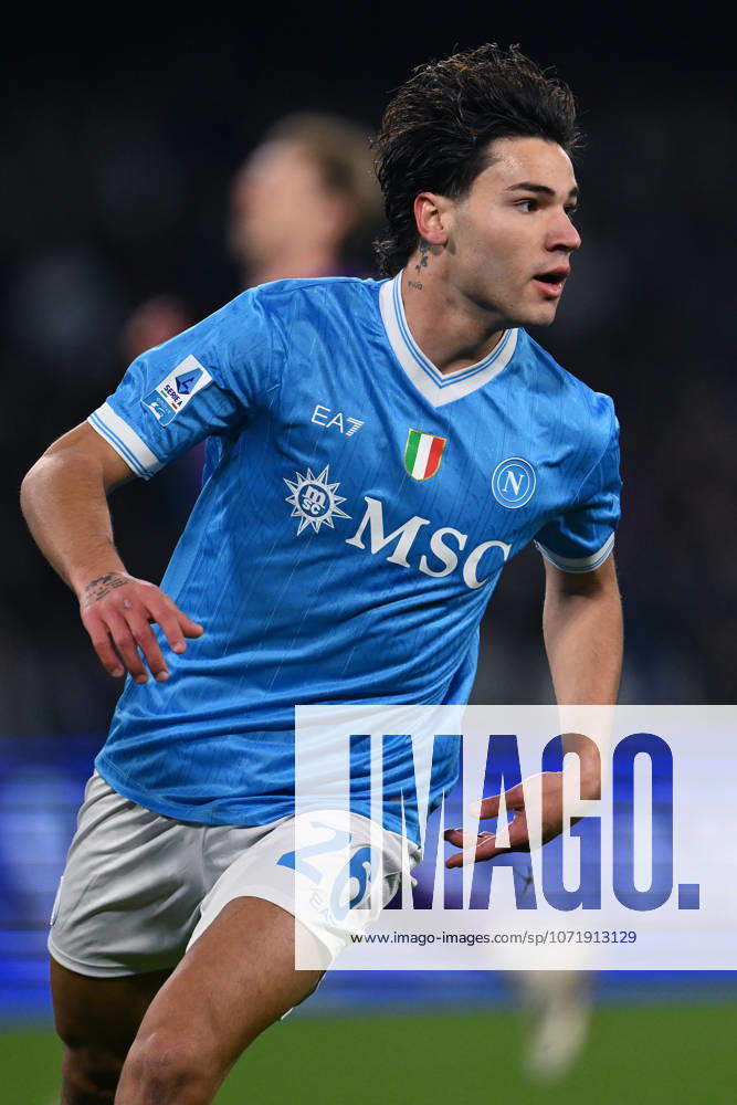 Dc Napoli 31 01 2026 - campionato di calcio serie A Napoli-Fiorentina foto Domenico Cippitelli Image nella foto: esultanza gol Antonio Vergara