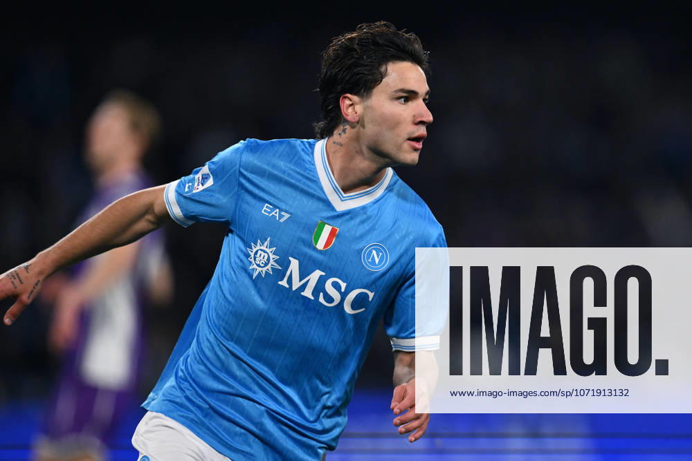 Dc Napoli 31 01 2026 - campionato di calcio serie A Napoli-Fiorentina foto Domenico Cippitelli Image nella foto: esultanza gol Antonio Vergara