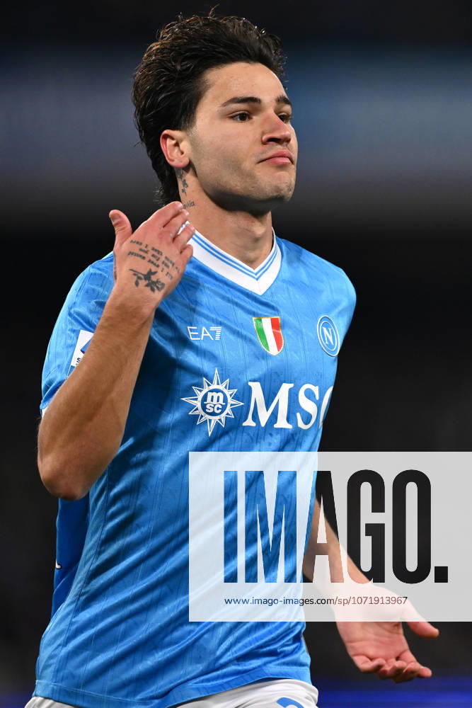 Dc Napoli 31 01 2026 - campionato di calcio serie A Napoli-Fiorentina foto Domenico Cippitelli Image nella foto: esultanza gol Antonio Vergara