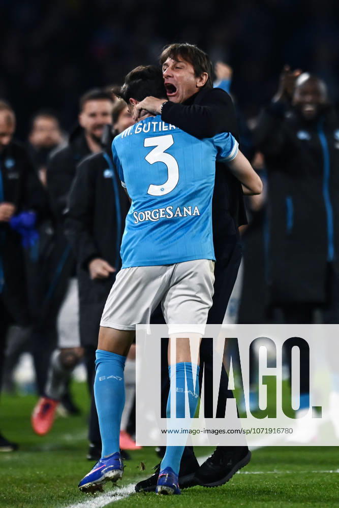 Ni Napoli 31 01 2026 - campionato di calcio serie A Napoli-Fiorentina foto Nicola Ianuale Image nella foto: esultanza gol Miguel Gutierrez