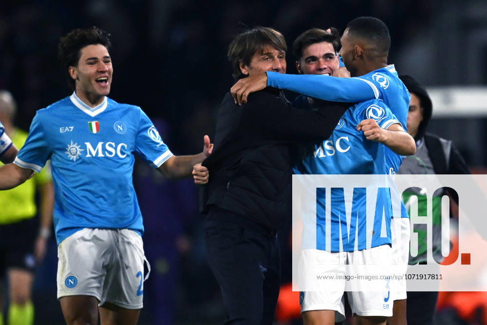 Dc Napoli 31 01 2026 - campionato di calcio serie A Napoli-Fiorentina foto Domenico Cippitelli Image nella foto: esultanza gol Miguel Gutierrez