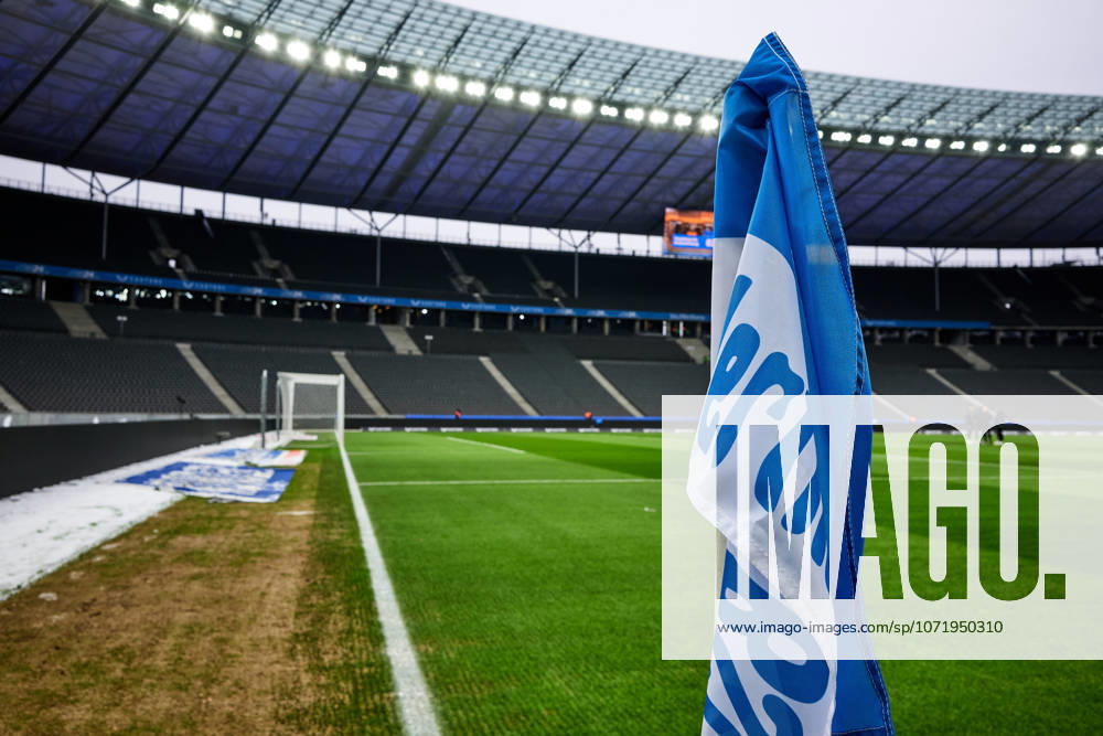 Mood picture Olympiastadion Berlin, Hertha BSC Berlin, wintry, GER, Hertha BSC vs ,SV Darmstadt 98, 2 Bundesliga, Season 2025 2026, 20 Matchday, 01 02 2026 DFL REGULATIONS PROHIBIT ANY USE OF PHOTOGRAPHS AS IMAGE SEQUENCES AND OR QUASI VIDEO GER, Hertha BSC vs ,SV Darmstadt 98, 2 Bundesliga, Season 2025 2026, 20 Matchday, 01 02 2026 Berlin