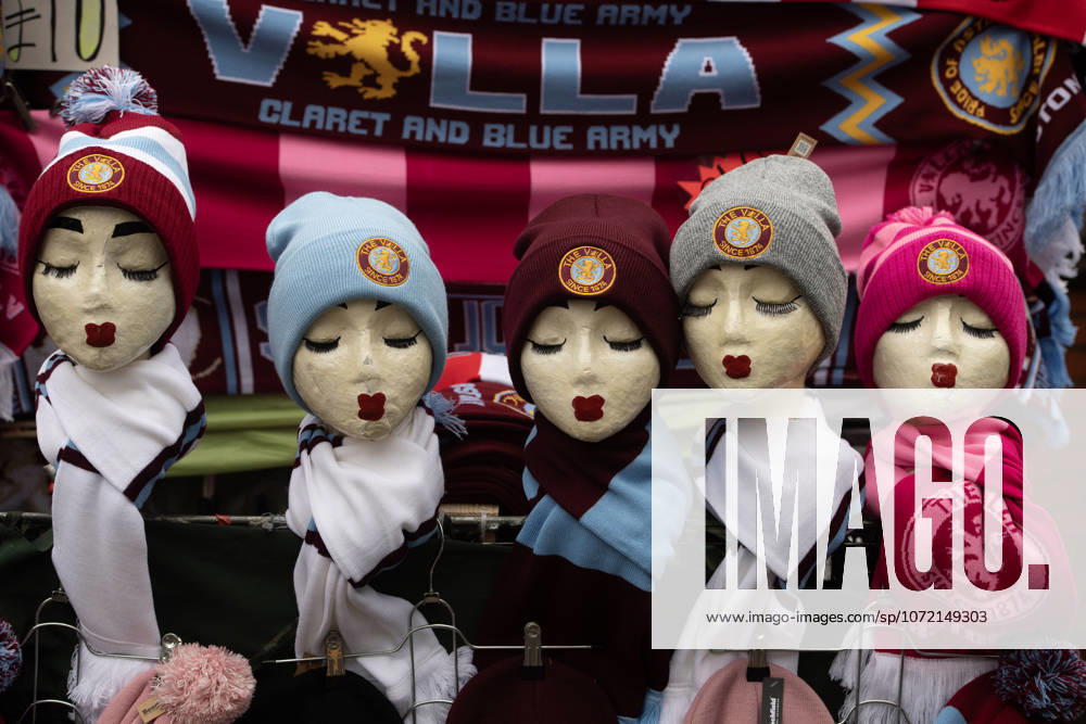 Aston Villa v Brentford - Premier League BIRMINGHAM, ENGLAND - FEBRUARY 1: Mannequins wearing Aston Villa hats on display before the Premier League match between Aston Villa and Brentford at Villa Park on February 1, 2026 in Birmingham, United Kingdom. Birmingham Villa Park England United Kingdom