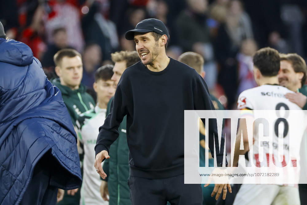 Julian Schuster SC Freiburg, Coach after the match , Germany, Soccer, 1 Bundesliga, Matchday 21, 2025 2026, SC Freiburg vs SV Werder Bremen, 07 02 2026, Freiburg im Breisgau Europa Park Stadion Germany