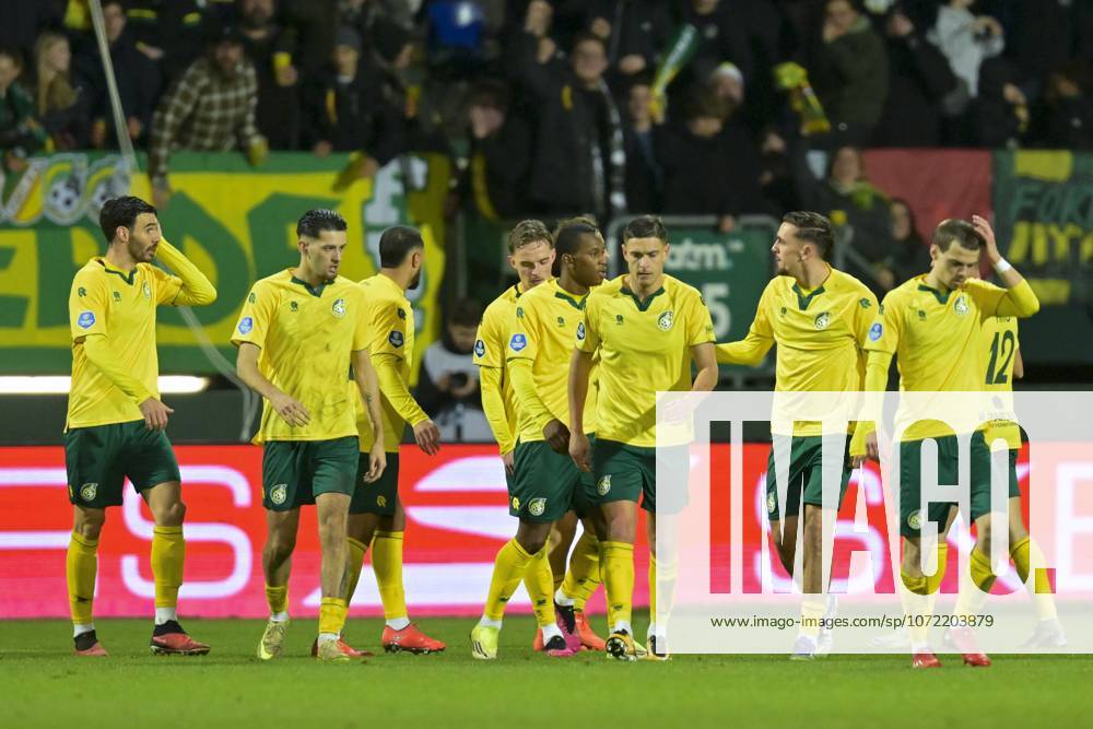, Fortuna Sittard Stadium , season 2025 2026 , Dutch Eredivisie football , match between Fortuna Sittard and Sparta , picture shows , Fortuna Sittard celebrating 1-0 Fortuna Sittard - Sparta x201377914x