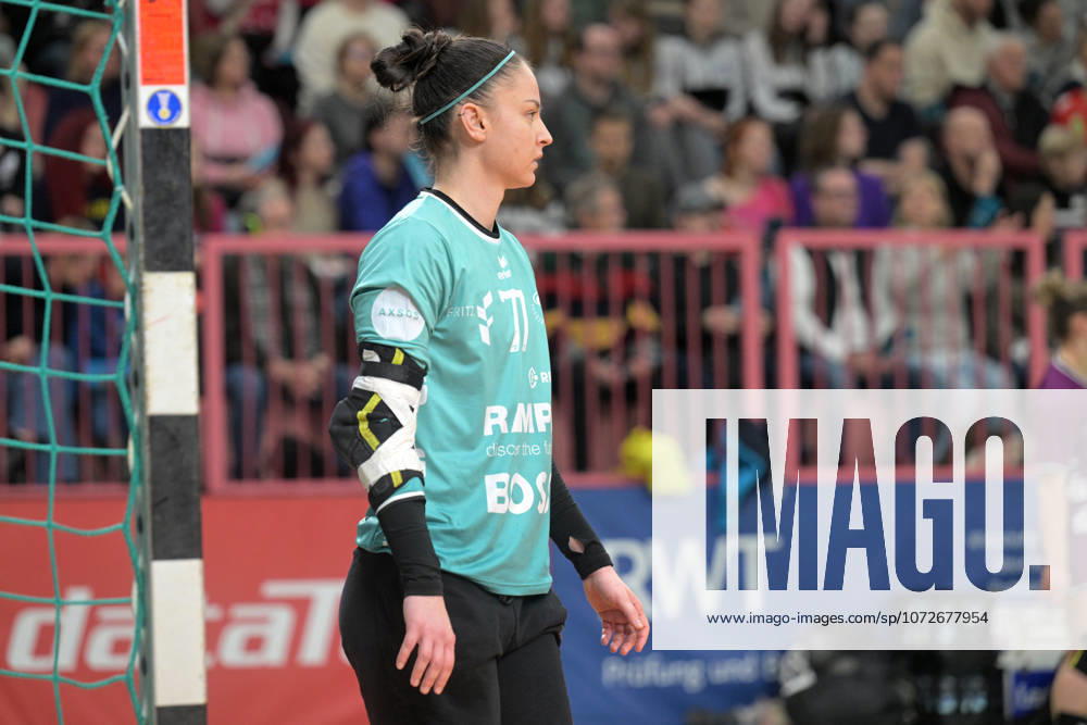Sara Suba TusSies Metzingen, 77 in goal TusSies Metzingen vs SV Union Halle Neustadt, Handball, Alsco HBF, 17 League Matchday, Season 2025 2026, 15 02 2026 TusSies Metzingen vs SV Union Halle Neustadt, Handball, Alsco HBF, 17 League Matchday, Season 2025 2026, 15 02 2026 Tuebingen