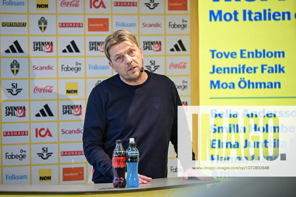 STOCKHOLM, SWEDEN 20260218 Swedish national team captain Tony Gustavsson during the Swedish Football Association s press conference where the women s squad for the World Cup qualifiers is presented STOCKHOLM SWEDEN