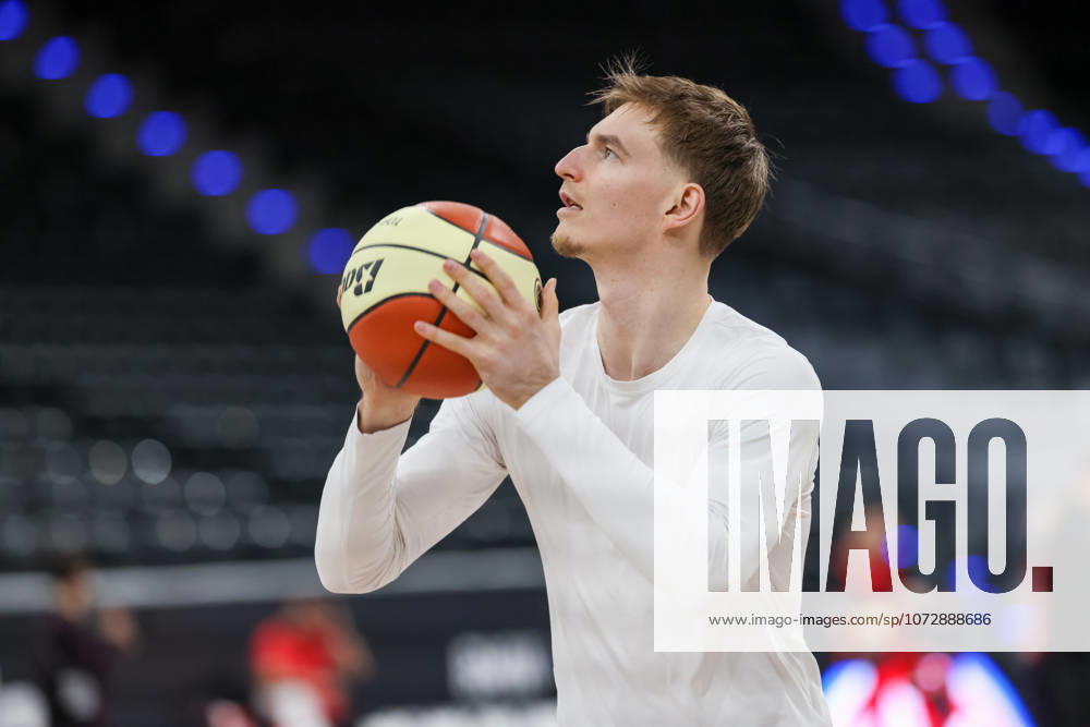 Justuz Hollatz FC Bayern Basketball, 21 , GER, FC Bayern Basketball, Training, Basketball, BBL Cup, BMW TOP FOUR, Season 2025 2026, 20 02 2026, GER, FC Bayern Basketball, Training, Basketball, BBL Cup, BMW TOP FOUR, Season 2025 2026, 20 02 2026 Munich
