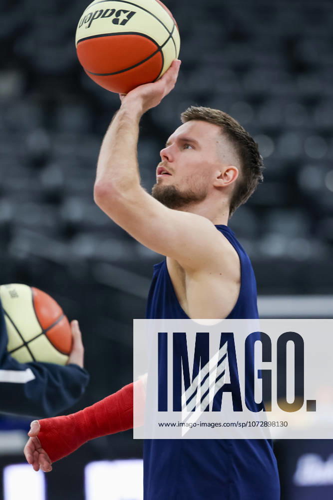 Martin Hermannsson Alba Berlin, 15 , GER, Alba Berlin, Training, Basketball, BBL Pokal, BMW TOP FOUR, Season 2025 2026, 20 02 2026, GER, Alba Berlin, Training, Basketball, BBL Pokal, BMW TOP FOUR, Season 2025 2026, 20 02 2026 Muenchen