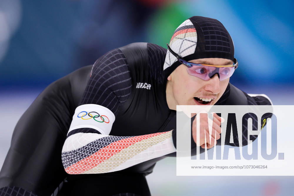 2026-02-19 Speed skating, Eisschnelllauf - Milano Cortina 2026 Winter Olympics - Day 13 MILAN, ITALY - FEBRUARY 19: Finn Sonnekalb of Germany competing in the Men s 1500m during Day 13 of Speed Skating - Milano Cortina 2026 Winter Olympics at Milano Speed Skating Stadium on February 19, 2026 in Milan, Italy. (Photo by Joris Verwijst BSR Agency) Milan Italy Content not available for redistribution in The Netherlands directly or indirectly through any third parties.