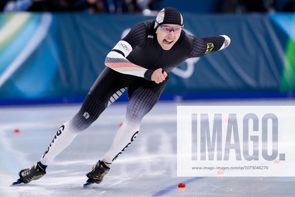 2026-02-19 Speed skating, Eisschnelllauf - Milano Cortina 2026 Winter Olympics - Day 13 MILAN, ITALY - FEBRUARY 19: Finn Sonnekalb of Germany competing in the Men s 1500m during Day 13 of Speed Skating - Milano Cortina 2026 Winter Olympics at Milano Speed Skating Stadium on February 19, 2026 in Milan, Italy. (Photo by Joris Verwijst BSR Agency) Milan Italy Content not available for redistribution in The Netherlands directly or indirectly through any third parties.
