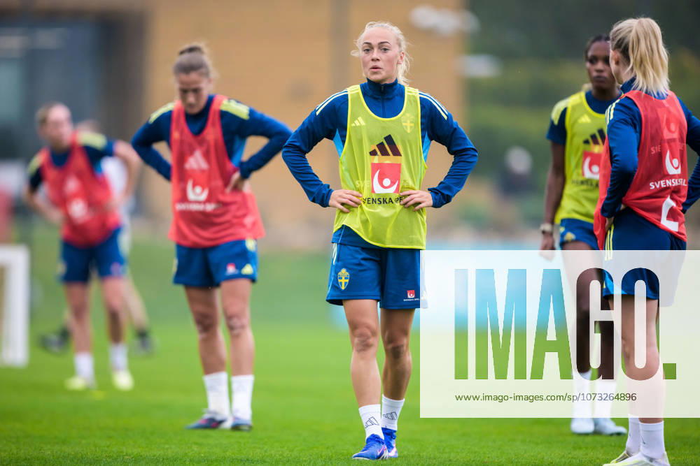 Hanna Bennison of the Swedish women s national football at a training session on February 25, 2026 in Albufeira Photo Ludvig Thunman BILDBYRAN code LT LT0773 fotboll football soccer fotball träning practice training sverige sweden dam bbeng