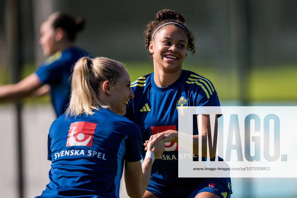 Felicia Schröder of the Swedish women s national football team at a training session on February 26, 2026 in Albuferia Photo Ludvig Thunman BILDBYRAN code LT LT0774 fotboll football soccer fotball träning practice training sverige sweden dam bbeng