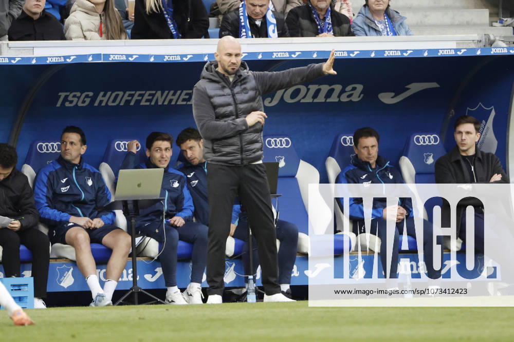 Christian Ilzer TSG Hoffenheim, Coach , Germany, Soccer, 1 Bundesliga, 24 Matchday, 2025 2026, TSG Hoffenheim vs FC St Pauli, 28 02 2026, Sinsheim PreZero Arena Germany
