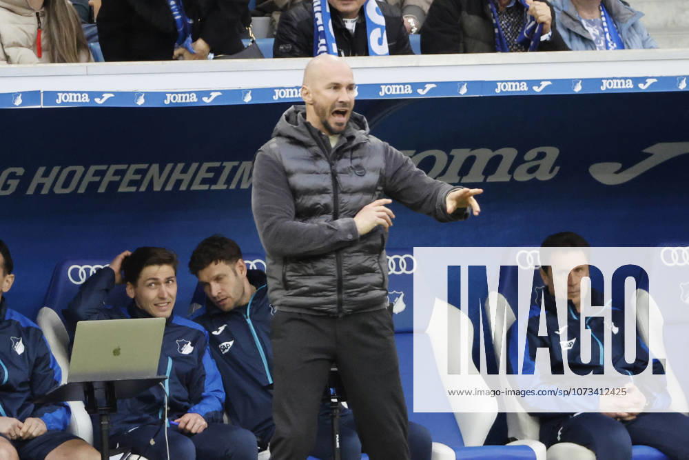 Christian Ilzer TSG Hoffenheim, Coach , Germany, Soccer, 1 Bundesliga, 24 Matchday, 2025 2026, TSG Hoffenheim vs FC St Pauli, 28 02 2026, Sinsheim PreZero Arena Germany