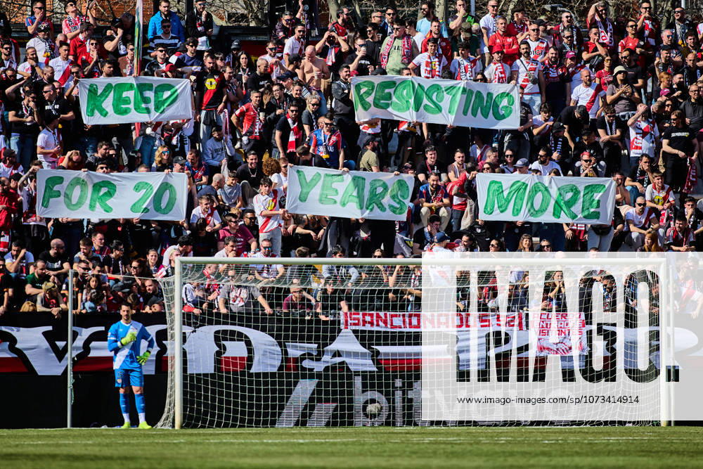 Rayo Vallecano vs Athletic Club de Bilbao - LaLiga EA Sports - 28 02 2026 Fans of Rayo Vallecano during the LaLiga EA Sports match between Rayo Vallecano and Athletic Club de Bilbao at Nuevo Vallecas Stadium on February 28, 2026 in Madrid, Spain. Madrid Spain