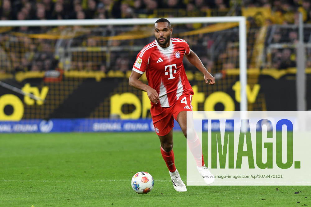 Jonathan Tah FC Bayern Muenchen in action, on the ball, individual action during the Bundesliga match between Borussia Dortmund and FC Bayern München, Signal Iduna Park on February 28, 2026 in Dortmund, Germany Germany Photo by Ralf Treese DeFodi Images Jonathan Tah FC Bayern Muenchen controls the ball during the Bundesliga match between Borussia Dortmund and FC Bayern München at Signal Iduna Park on February 28, 2026 in Dortmund, Germany Photo by Ralf Treese DeFodi Images DFL regulations prohibit any use of photographs as image sequences and or quasi video Photo by Ralf Treese DeFodi Images