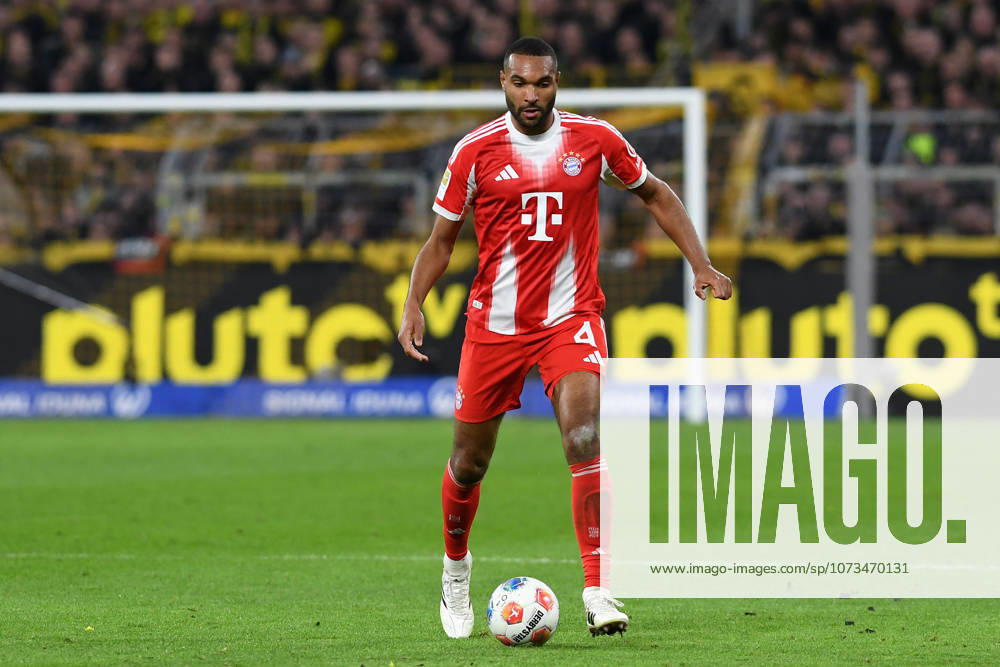 Jonathan Tah FC Bayern Muenchen in action, on the ball, individual action during the Bundesliga match between Borussia Dortmund and FC Bayern München, Signal Iduna Park on February 28, 2026 in Dortmund, Germany Germany Photo by Ralf Treese DeFodi Images Jonathan Tah FC Bayern Muenchen controls the ball during the Bundesliga match between Borussia Dortmund and FC Bayern München at Signal Iduna Park on February 28, 2026 in Dortmund, Germany Photo by Ralf Treese DeFodi Images DFL regulations prohibit any use of photographs as image sequences and or quasi video Photo by Ralf Treese DeFodi Images