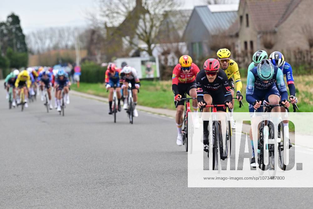 Italy s Matteo Trentin of Tudor Pro Cycling Team pictured in action during the 78th edition of the men elite race of the Kuurne-Brussels-Kuurne one day cycling race, 195 km from Kuurne to Kuurne via Brussels, Sunday 01 March 2026. DIRKxWAEM x166100679x