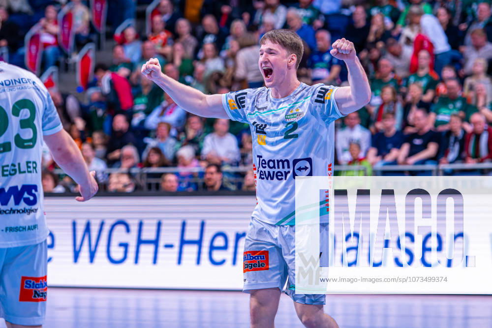V l , TSV Hannover Burgdorf green vs FRISCH AUF Göppingen white on matchday 23 of the 2025 2026 season in the DAIKIN Handball Bundesliga 01 03 2026, ZAG Arena Hannover, GER ,