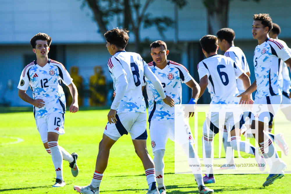 Costa Rica national team, Nationalteam against Bermuda National team. 2026 Concacaf Under - 20 Qualifiers Costa Rica national team players celebrate the goal scored by Adriel Perez (8) during the match between the U-20 National Teams of Costa Rica and Bermuda, played on 02.03.26 at at the FCRF-Plycem Sports Complex in Alajuela, Costa Rica as part of the 2026 Concacaf Under - 20 Qualifiers. Photo Jose Campos PMEimages. Alajuela Alajuela Costa Rica