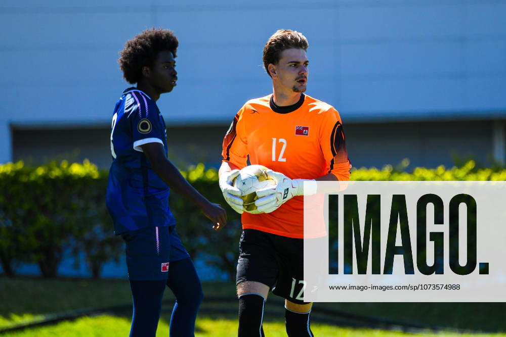 Costa Rica national team, Nationalteam against Bermuda National team. 2026 Concacaf Under - 20 Qualifiers Bermuda National team goalkeeper Daniel Powell in action during the match between the U-20 National Teams of Costa Rica and Bermuda, played on 02.03.26 at at the FCRF-Plycem Sports Complex in Alajuela, Costa Rica as part of the 2026 Concacaf Under - 20 Qualifiers. Photo Jose Campos PMEimages. Alajuela Alajuela Costa Rica