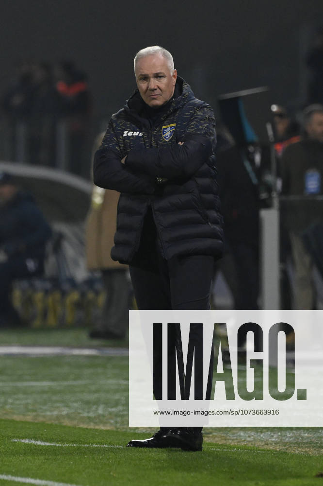 Frosinone s head coach Massimiliano Alvini during the Serie BKT soccer match between Frosinone and Pescara at the Frosinones Benito Stirpe stadium, Italy - Wednesday, March 04, 2026 - Soccer ( Photo by Fabrizio Corradetti LaPresse )
