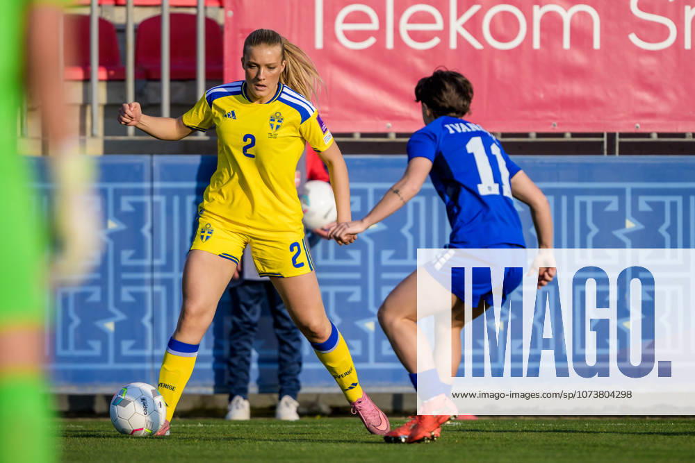 Smilla Holmberg of Sweden during the FIFA Womens World Cup Qualifier football match between Serbia and Sweden on March 7, 2026 in Stara Pazova Photo Ludvig Thunman BILDBYRAN code LT LT0784 fotboll football soccer fotball vm kval kval fifa womens world cup qualifier qualifier serbien serbia sverige sweden dam bbeng