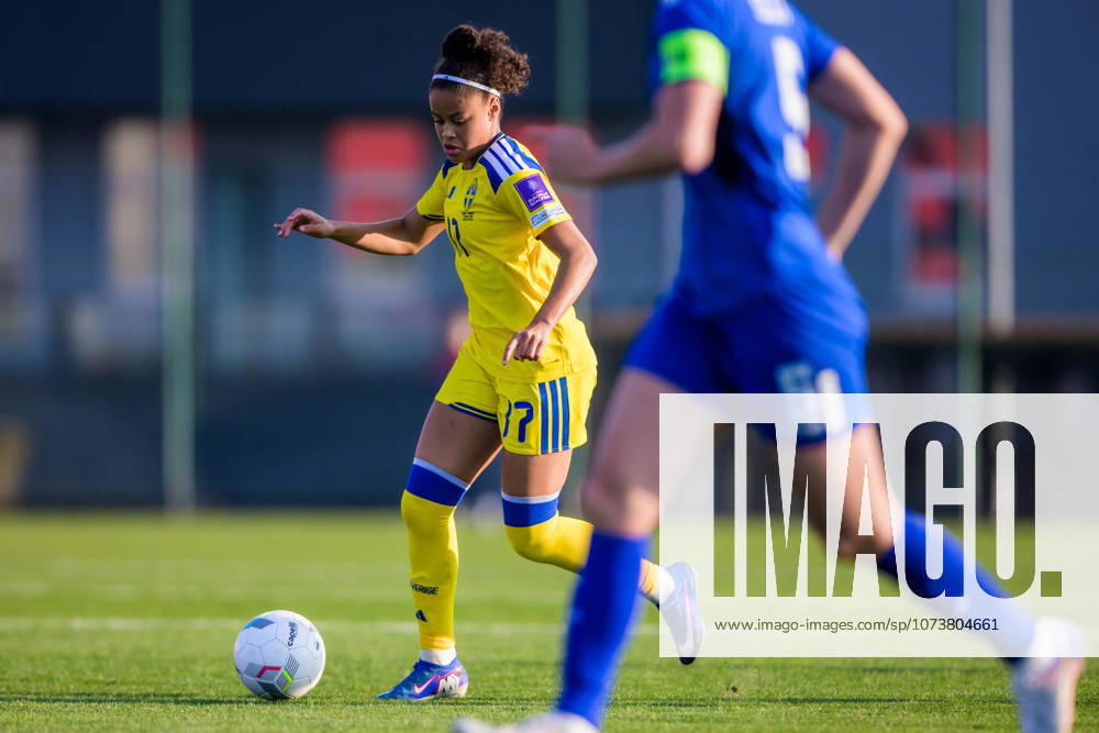 Felicia Schröder of Sweden during the FIFA Womens World Cup Qualifier football match between Serbia and Sweden on March 7, 2026 in Stara Pazova Photo Ludvig Thunman BILDBYRAN code LT LT0784 fotboll football soccer fotball vm kval kval fifa womens world cup qualifier qualifier serbien serbia sverige sweden dam bbeng