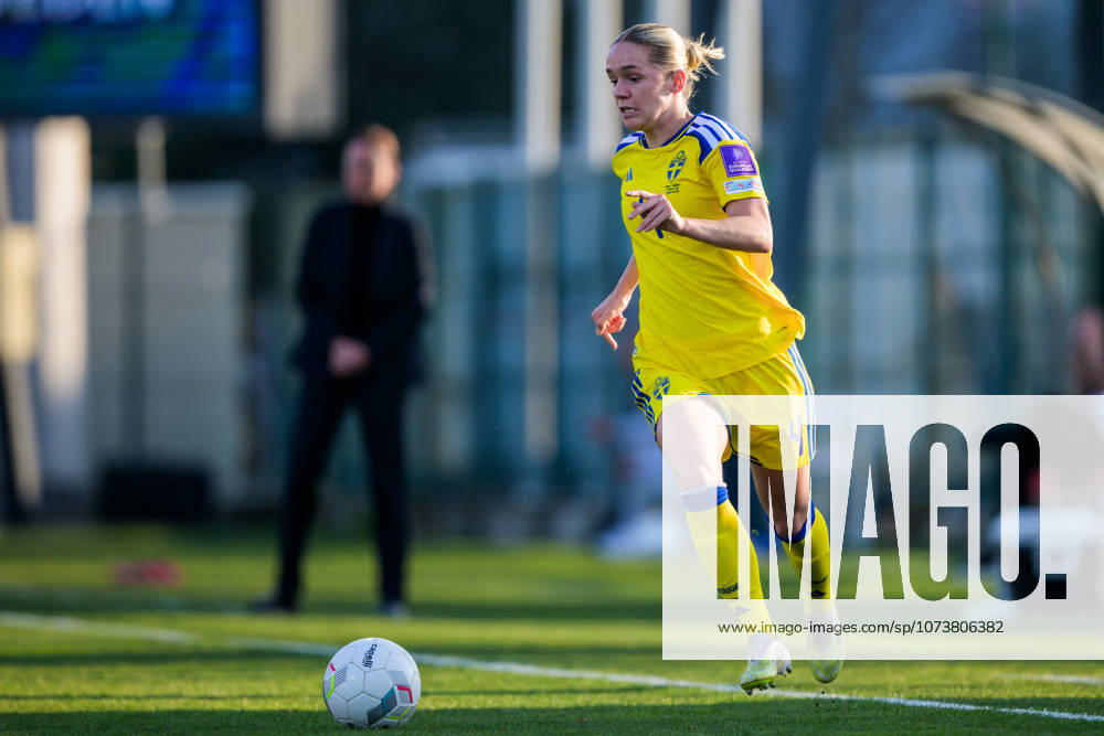 Hanna Lundkvist of Sweden during the FIFA Womens World Cup Qualifier football match between Serbia and Sweden on March 7, 2026 in Stara Pazova Photo Ludvig Thunman BILDBYRAN code LT LT0784 fotboll football soccer fotball vm kval kval fifa womens world cup qualifier qualifier serbien serbia sverige sweden dam bbeng