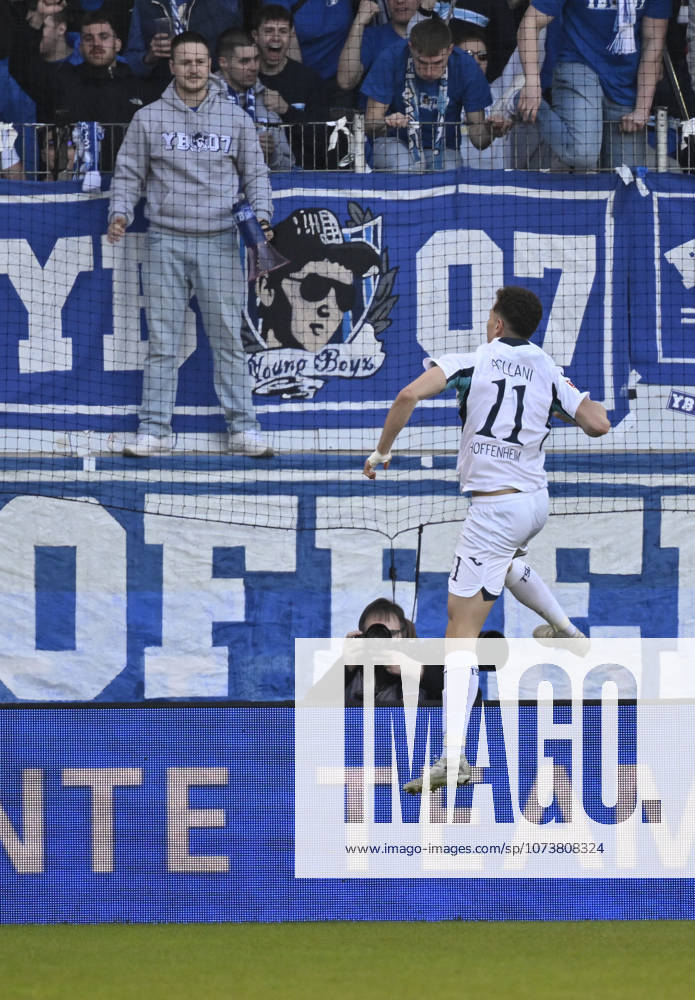 GOAL to 0 3 Fisnik Asllani TSG 1899 Hoffenheim 11 Goal celebration behind sports photographer Harry Langer dpa 1 FC Heidenheim 1846 FCH vs TSG 1899 Hoffenheim 07 03 2026 DFL REGULATIONS PROHIBIT ANY USE OF PHOTOGRAPHS AS IMAGE SEQUENCES AND OR QUASI VIDEO 1 FC Heidenheim 1846 FCH vs TSG 1899 Hoffenheim