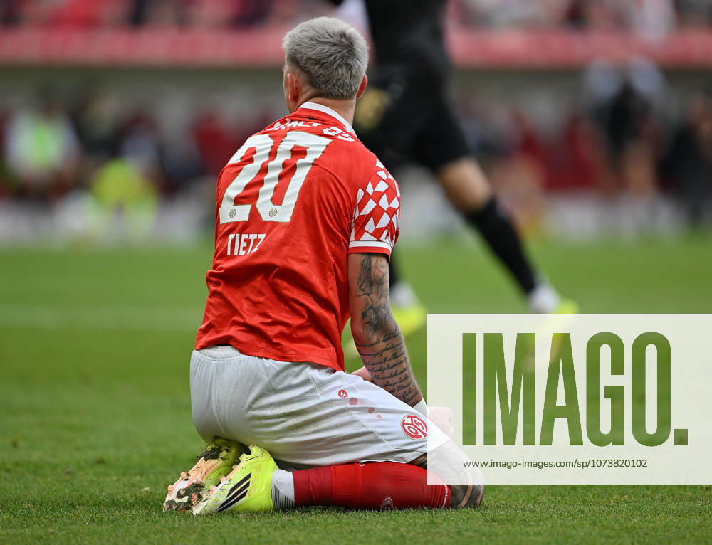 Football I Men I Season 2025 2026 I Bundesliga I 25 Matchday I 1 FSV Mainz 05 VFB Stuttgart I 07 03 2026 Phillip Tietz 20, 1 FSV Mainz 05 disappointed after draw Mainz MEWA Arena Rheinland Pfalz Germany